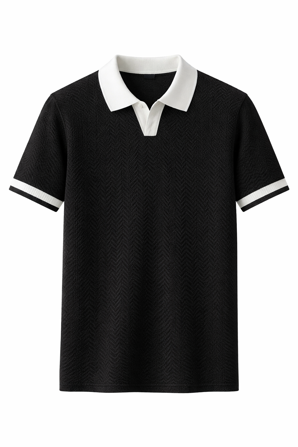 chevron polo shirt