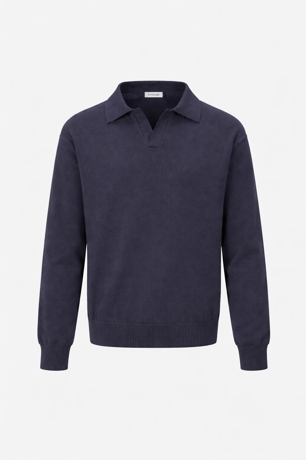 polo de malha de algodão