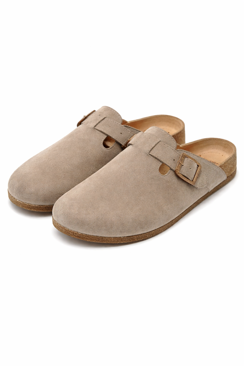 sapatos com estilo de soca de pele